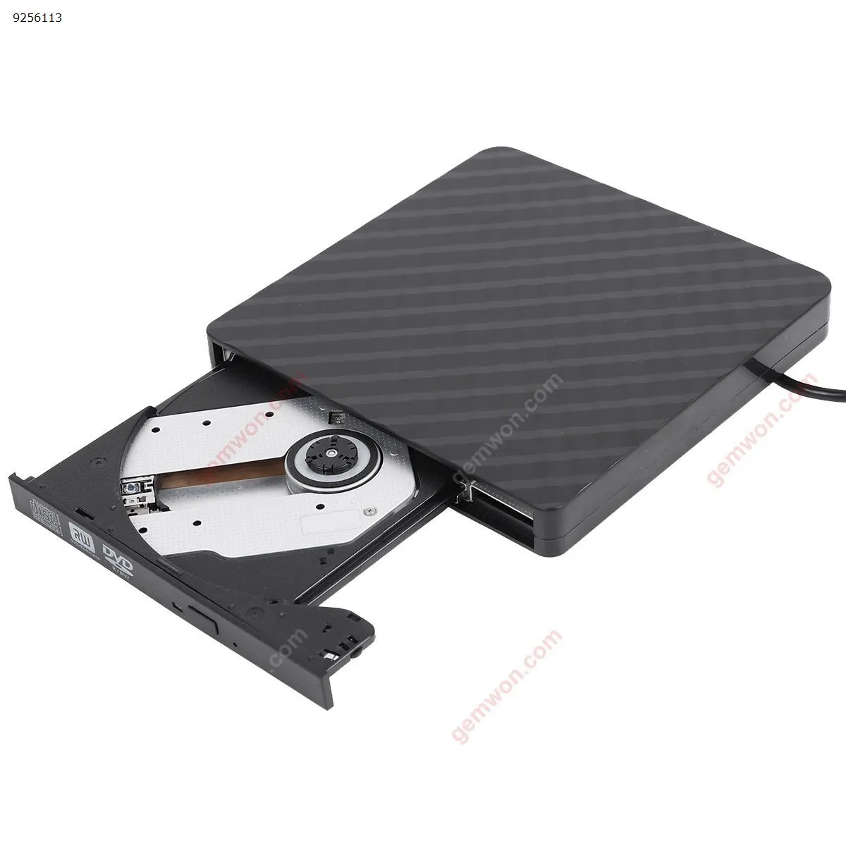 Picture of External CD Drive, USB 3.0 CD DVD-RW Drive, Pecosso Ultra Slim Writer / Rewriter / USB CD Burner, Portable System ,12.7mm ,black