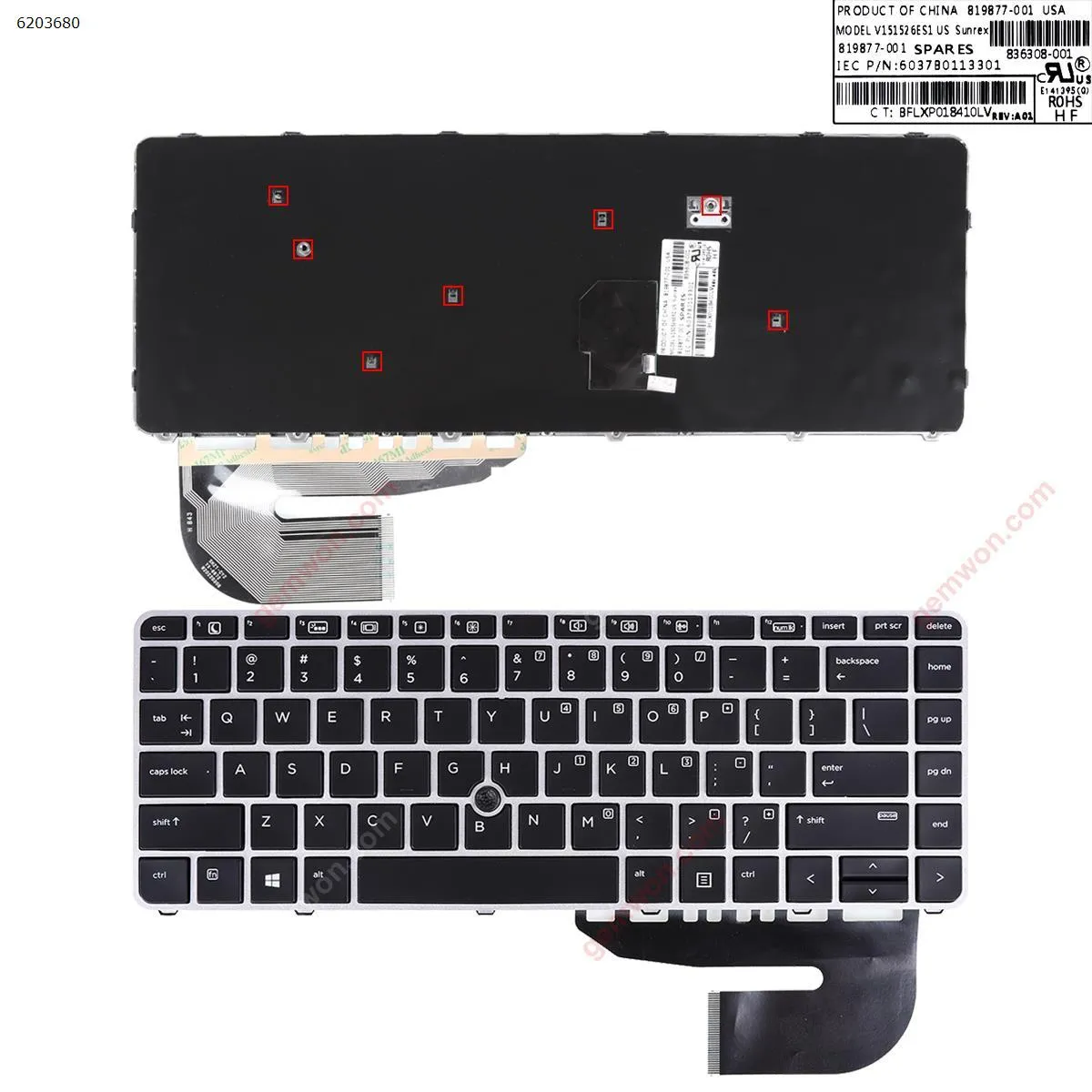 Picture of HP 840 G3 SILVER FRAME BLACK  (With point,Win8)