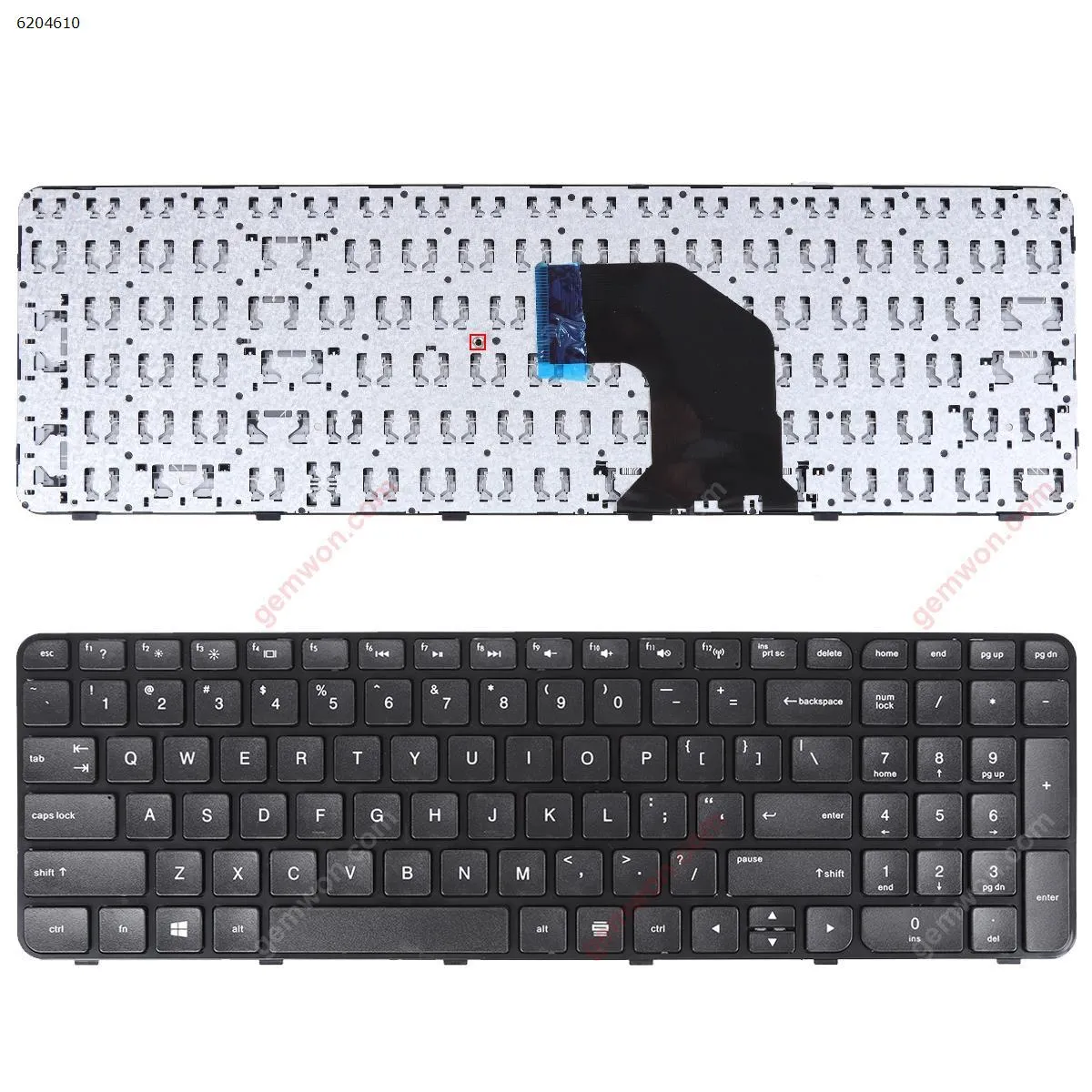 Picture of HP G6-2000 GLOSSY FRAME BLACK OEM