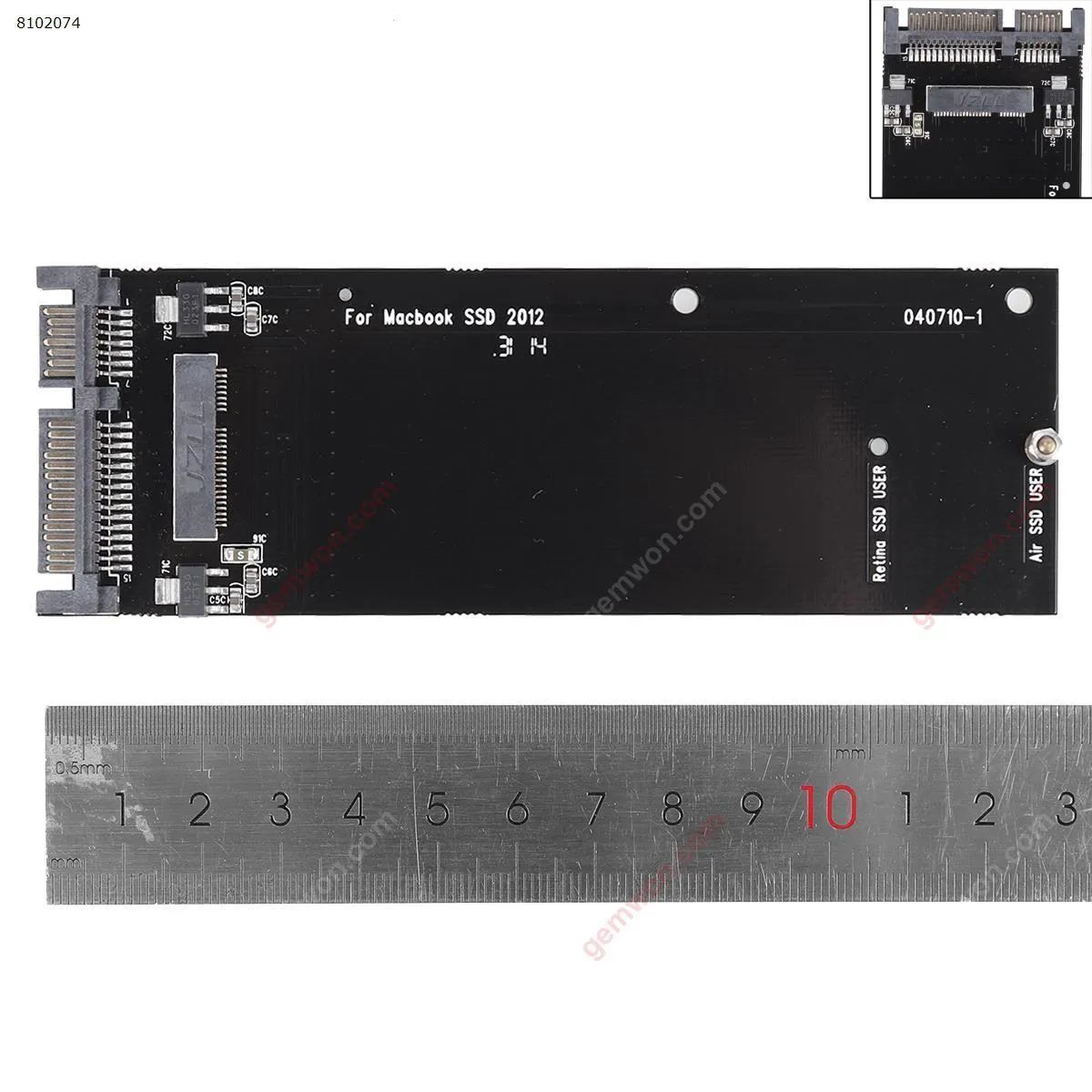 Picture of SSD To 3.5" SATA Convert Adapter For Apple MacBook A1369 A1370 A1465 A1466(2012 years,95% New)