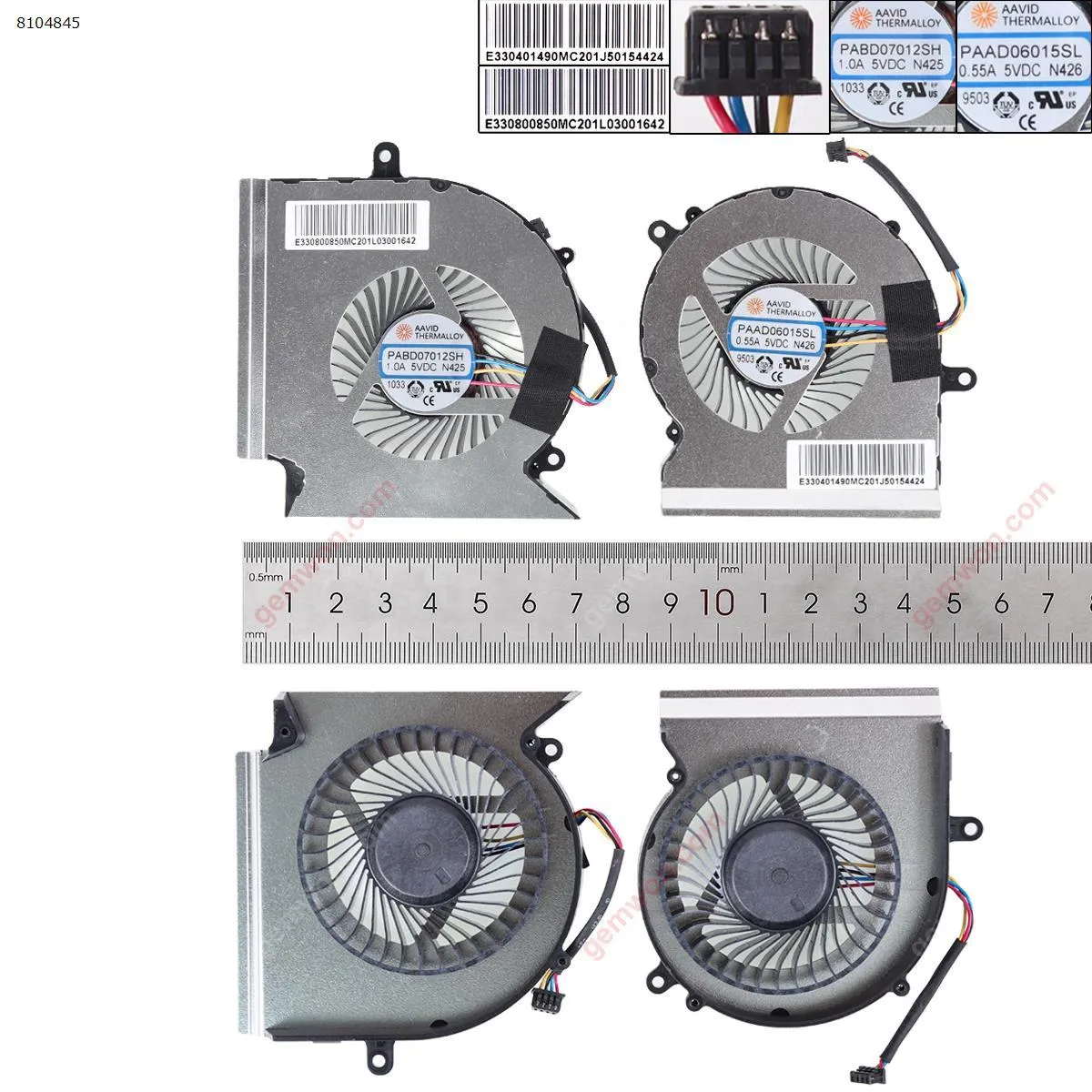 Picture of MSI GL65 GE65 GP65 WE65 MS-16U7 N425 N426（ORG,L+R）.