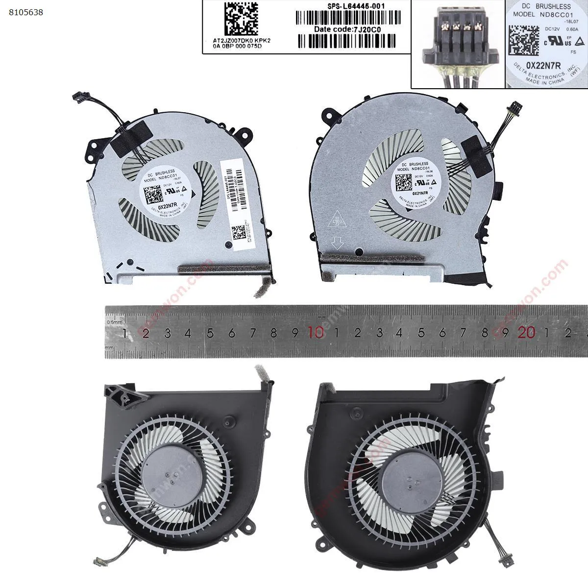 Picture of  HP 15-DH TPN-C143（L+R，ORG）