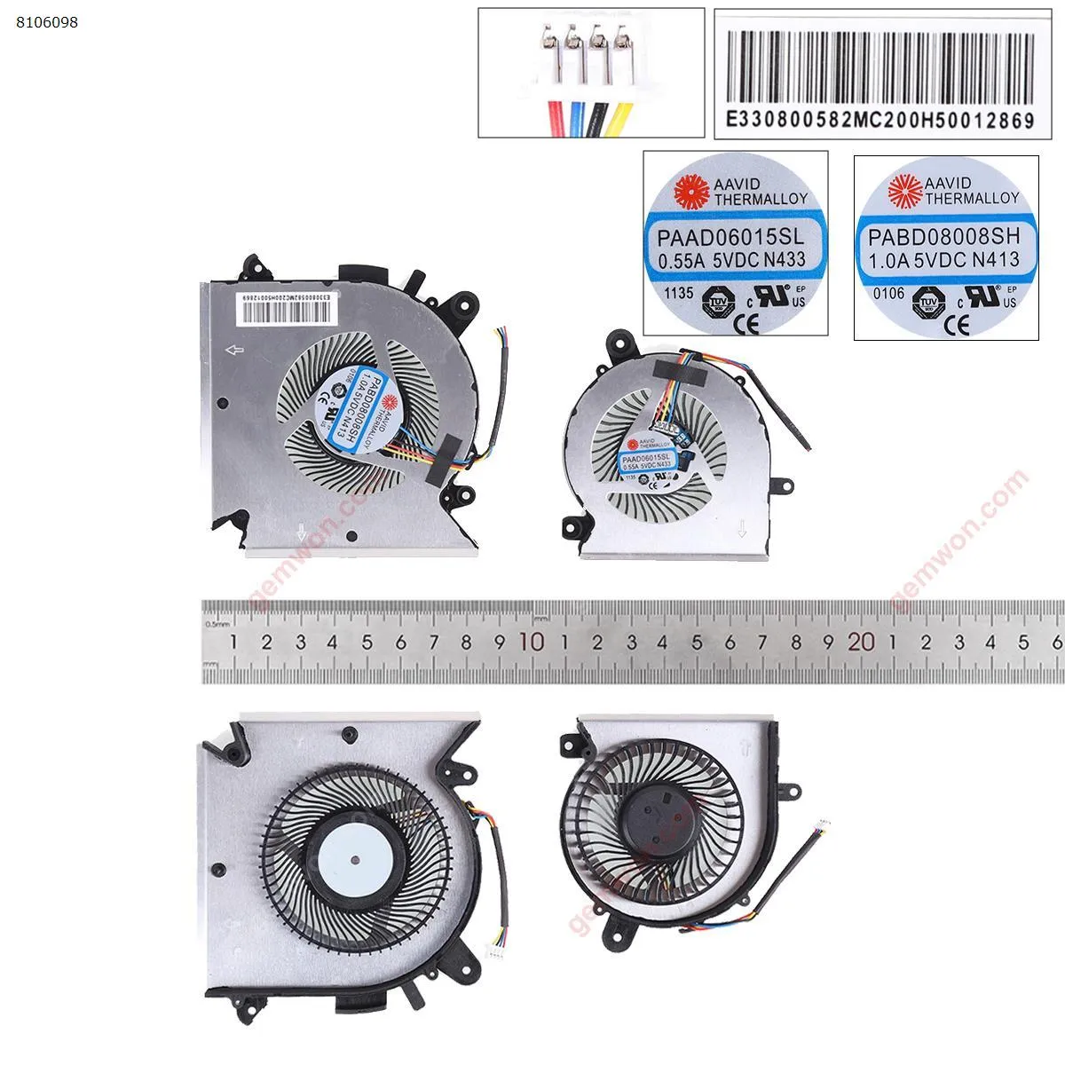 Picture of MSI GF63 GF65 MS-16R1/R3/R5 WF65 L+R （OEM）