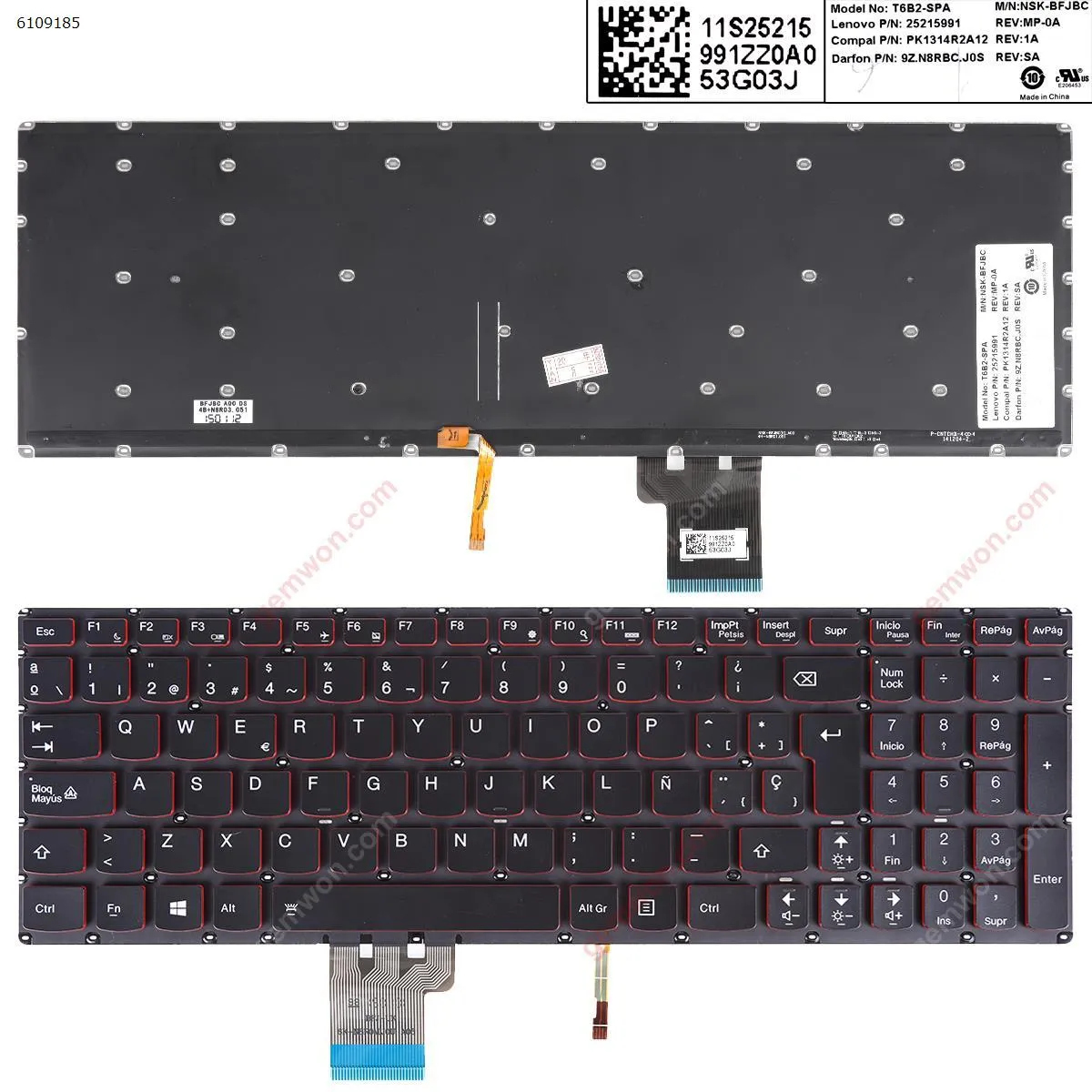 Picture of Lenovo Y50-70 Y70-70 BLACK (Red Backlit,Win8)