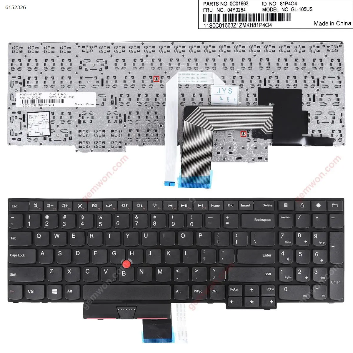Picture of ThinkPad E530   BLACK(With Point stick)