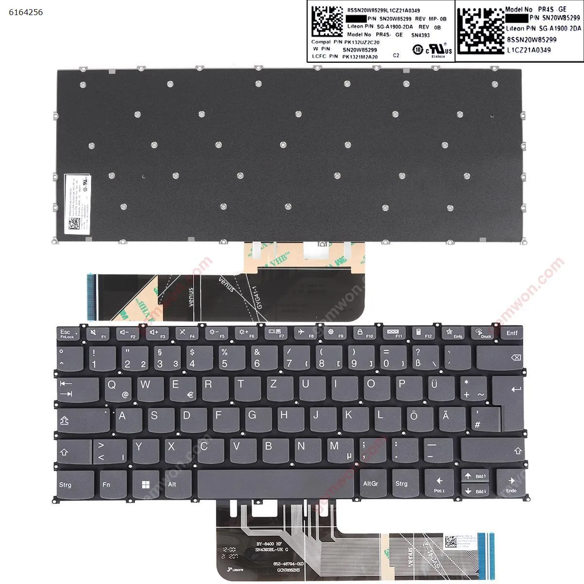 Picture of Lenovo Yoga Slim 7-14ARE05 ThinkBook 14 G2 ARE GRAY backlit