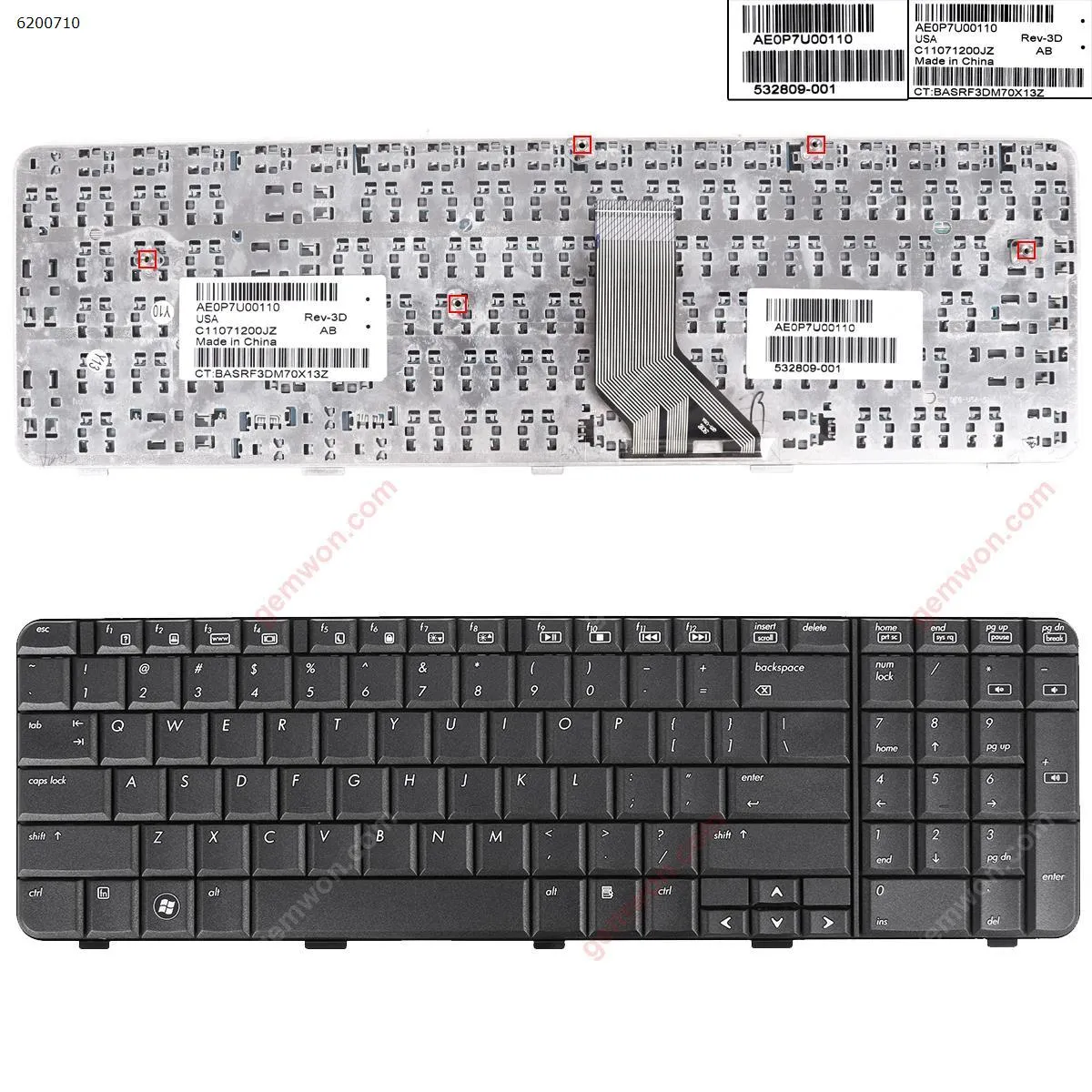 Picture of HP CQ71 G71 BLACK