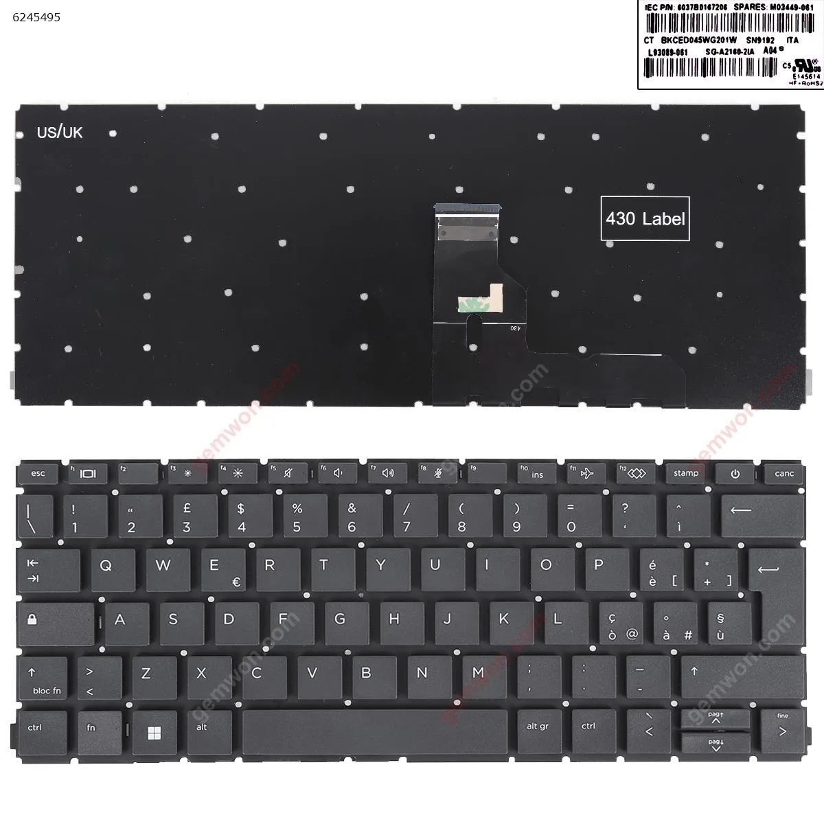 Picture of HP ProBook 430 G8 435 G8 BLACK（Without FRAME）