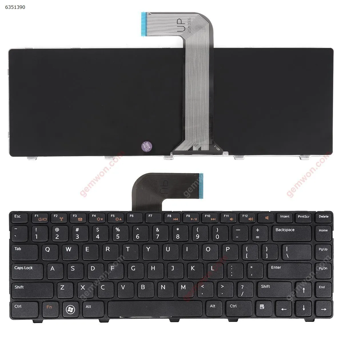 Picture of DELL Vostro 3550/XPS L502/New Inspiron 14R/Inspiron N4110 M4110 N4050 M4040 N5050 M5050 M5040 N5040 N411Z BLACK FRAME BLACK OEM 