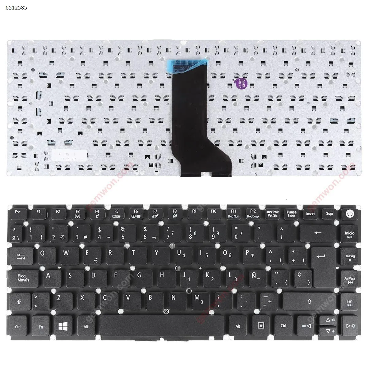 Picture of Acer Aspire E5-473 E5-422 E5-422G K4000 E5-474G E5-475G E5-491G  BLACK (Win8)