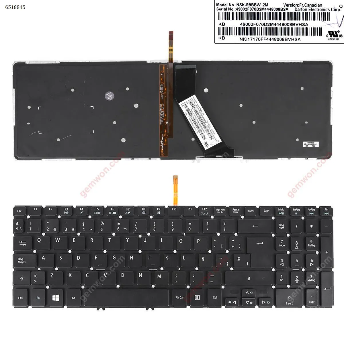 Picture of ACER V5-573 BLACK(For Win8,Backlit)