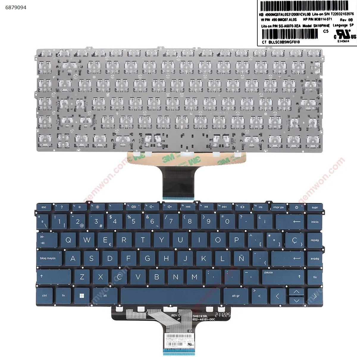 Picture of ​HP pavilion X360 14-DV 14-DW 14-DV0003TX Blue（Without FRAME）
