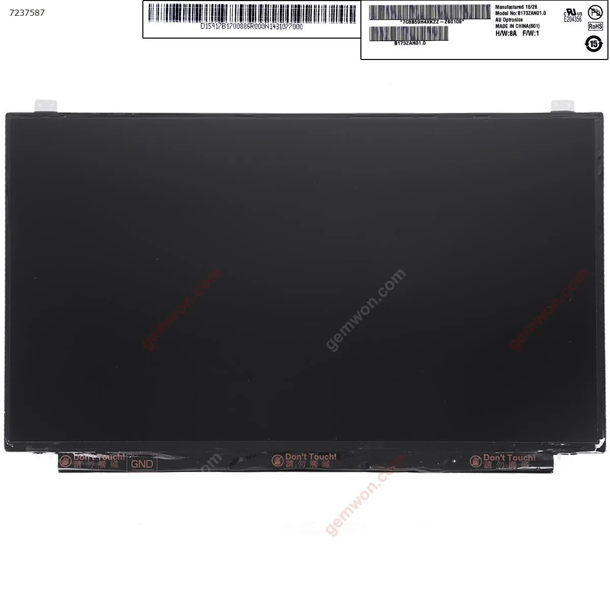 Picture of 17.3" UHD 4K LCD Screen LED Display B173ZAN01.0 B173ZAN01.1 B173ZAN01.2