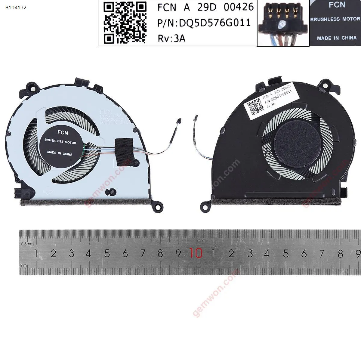 Picture of Laptop fan for Lenovo ThinkBook 14-IIL 14-IML 15-IIL 15-IML（ORG）