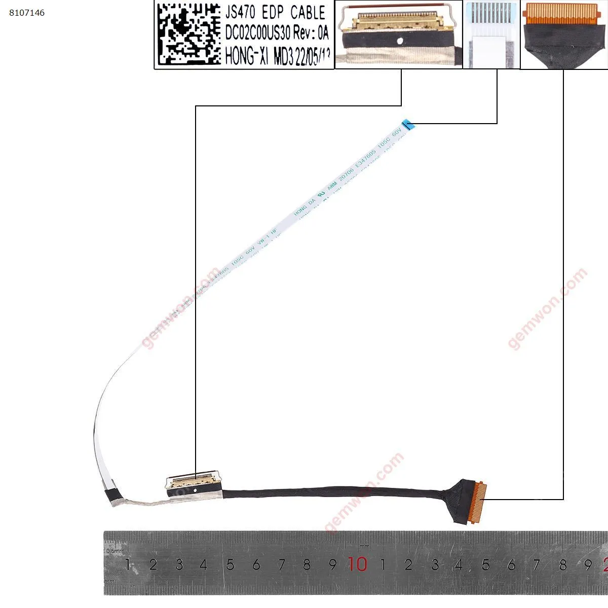 Picture of Lenovo IdeaPad 1-14ALC7 1-14IJL7 JS470 30pin.