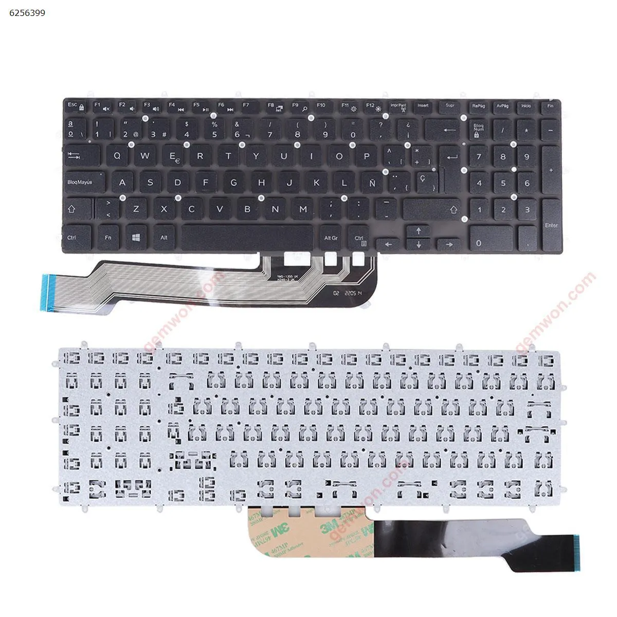 Picture of Dell Inspiron 15-7566 7567 5567 5568 BLACK （Without FRAME,Without foil,OEM）WIN8