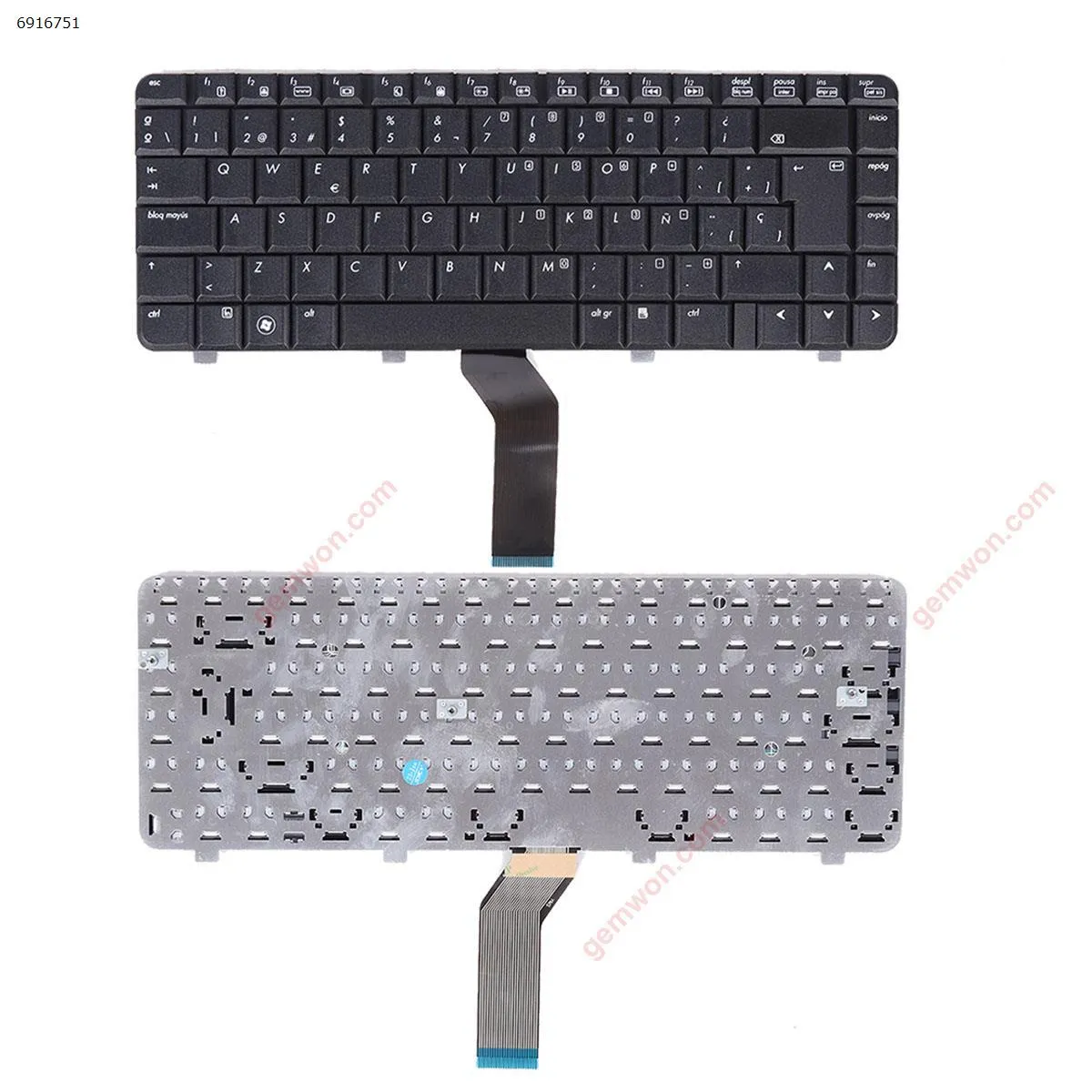 Picture of HP DV4-1000 BLACK（Without FRAME without foil ）