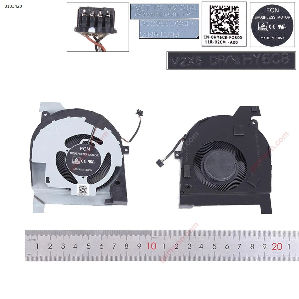 Picture of DELL Latitude 5501 0CVMC1 Precision 3541 3551 P80F（ORG）