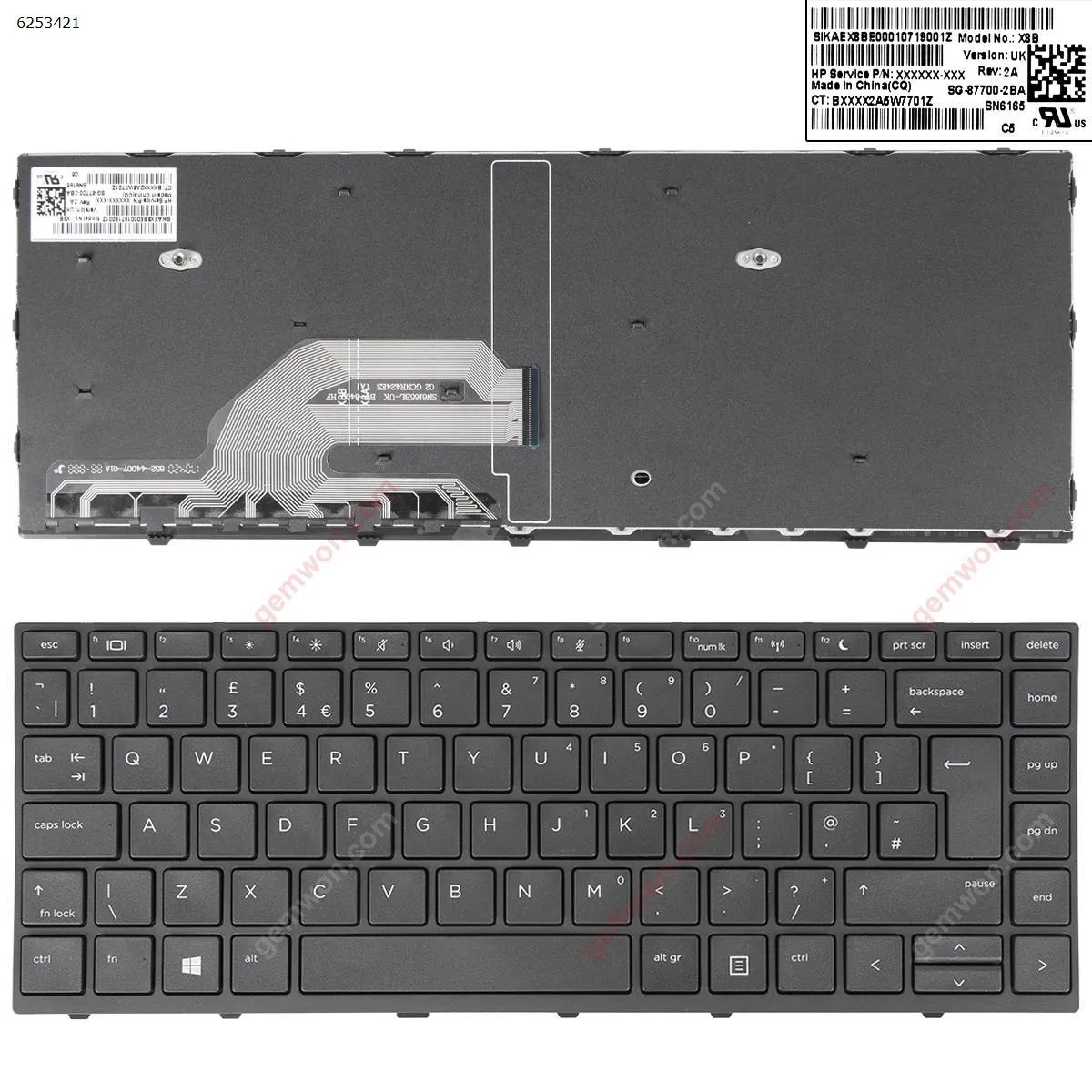 Picture of HP Probook 430 G5 440 G5 445 G5 BLACK FRAME BLACK WIN8  （Disassemble）