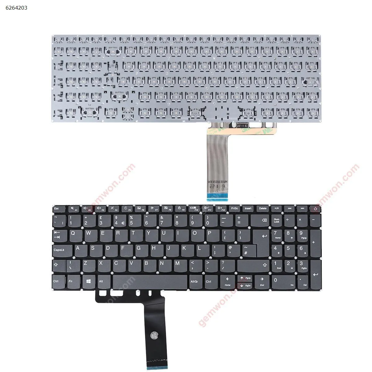 Picture of ​Lenovo IdeaPad 320-15ABR 320-15IAP 320-15AST 320-15IKB 320-15ISK GRAY win8(Without FRAME,Without foil) OEM