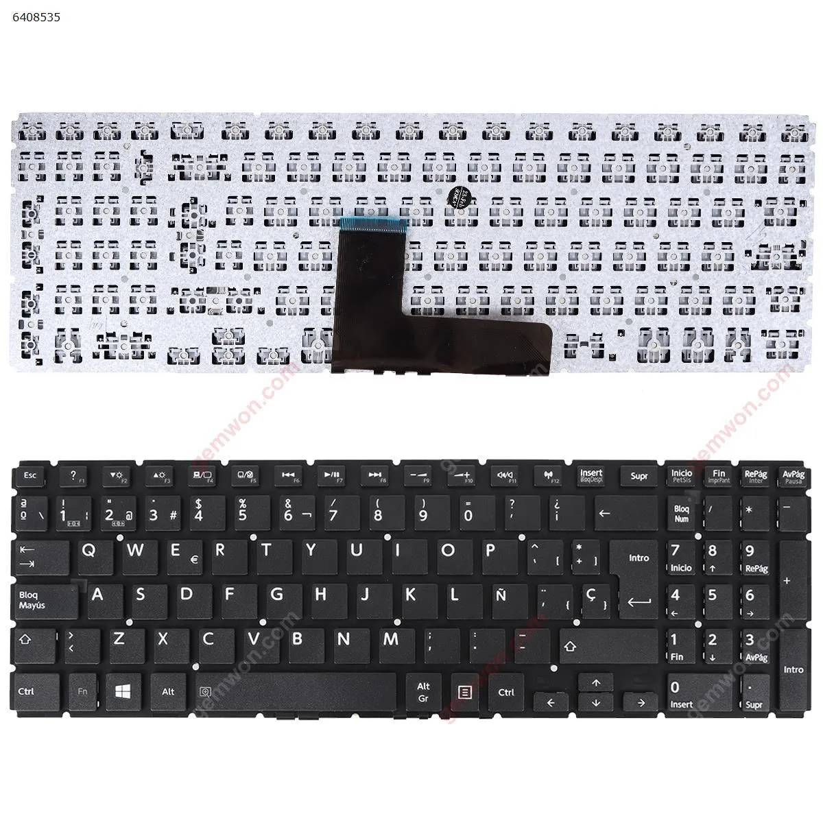 Picture of TOSHIBA Satellite L50-B S50-B L50D-B L50T-B L50DT-B L55(D)-B S55-B S55T-B S55D-B BLACK (Without FRAME,Without foil,OEM,Win8)
