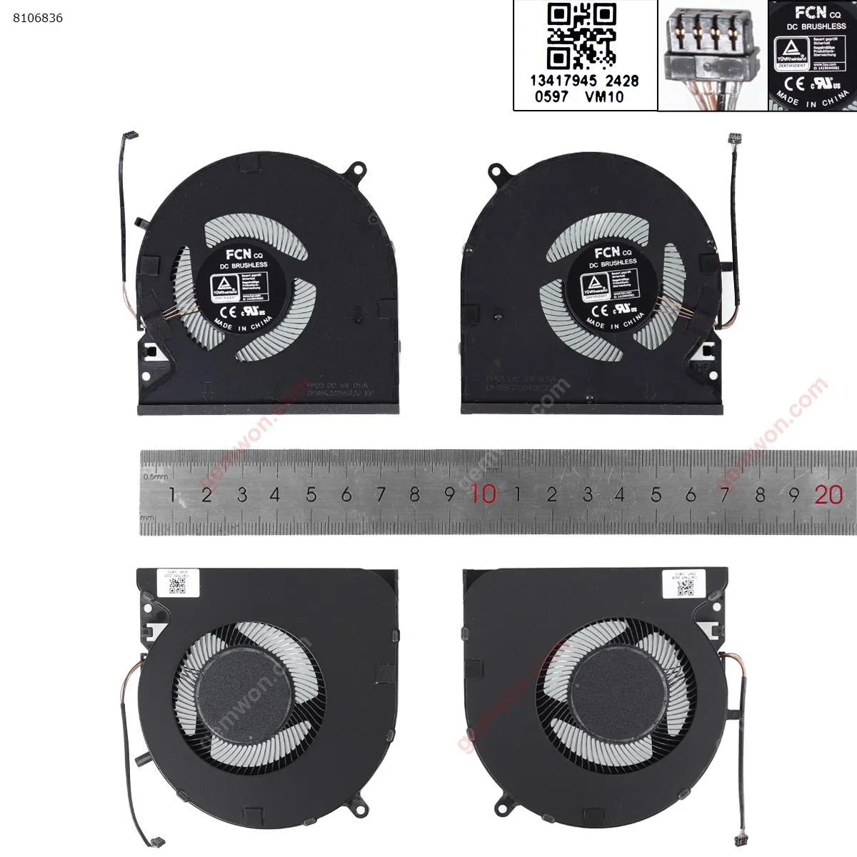 Picture of Razer 2021 RZ09-0409 RZ09-0409BE 0409CE 0409AE（L+R,ORG）.