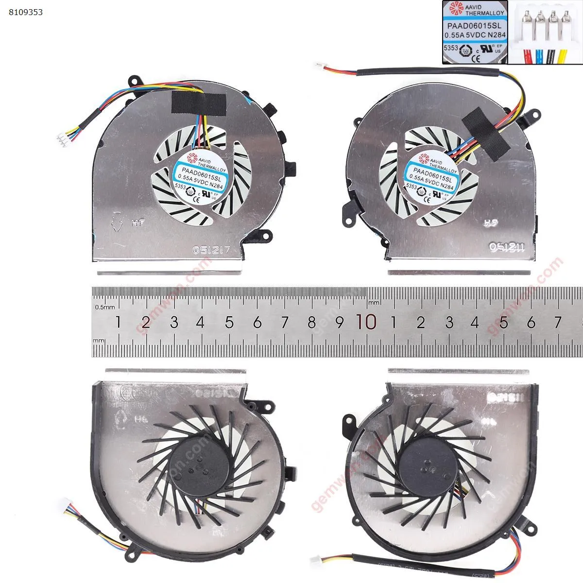 Picture of MSI GE62VR GE72VR 4pin L+R，High copy(Version 2). 