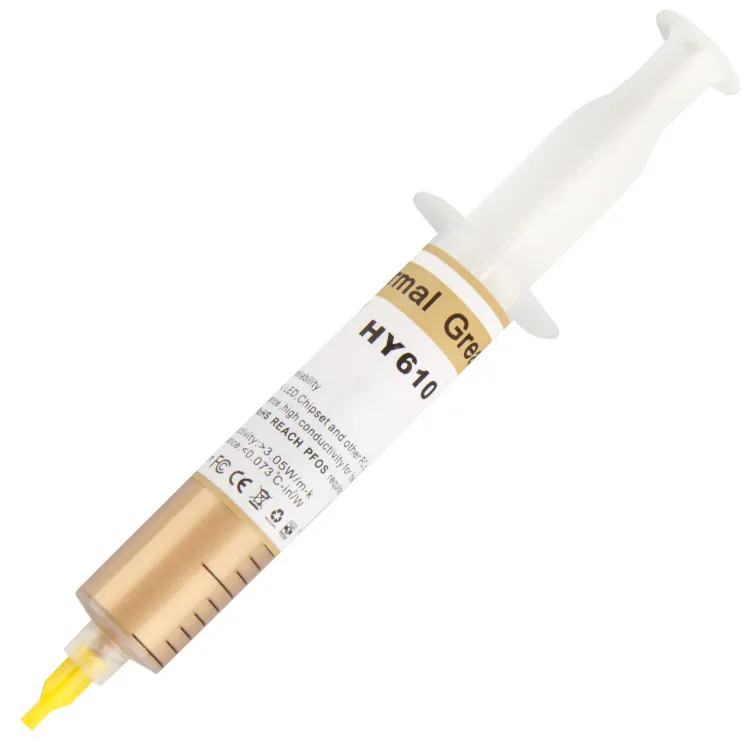 Picture of Large syringe cooling silicone grease Laptop desktop CPU graphics chip Thermal paste Thermal paste 30g gold silicone