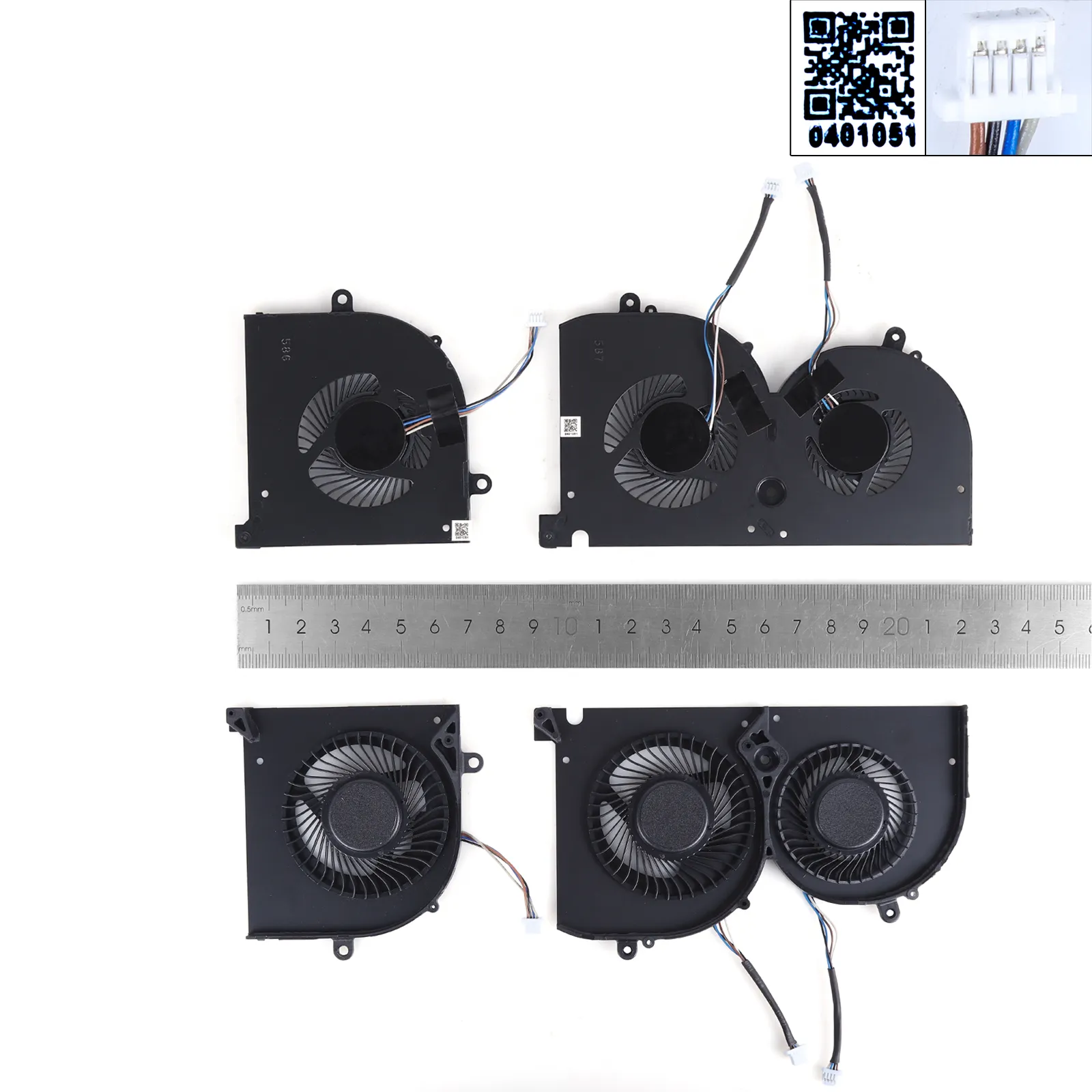 Picture of Laptop fan for MSI 17G1 17G2 GS75 P75 GS75 CPU+GPU（High copy）.