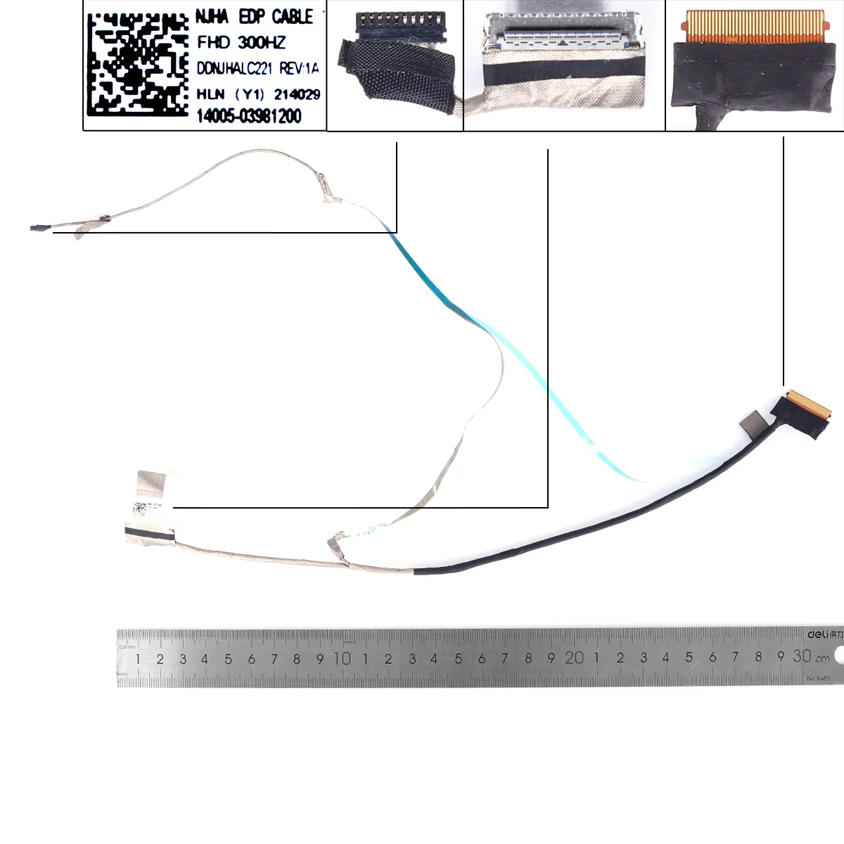 Picture of ASUS FX506H FX706H NJH NJHA_300HZ 40pin 0.4 Laptop LCD LED Display Flex Video Screen Cable