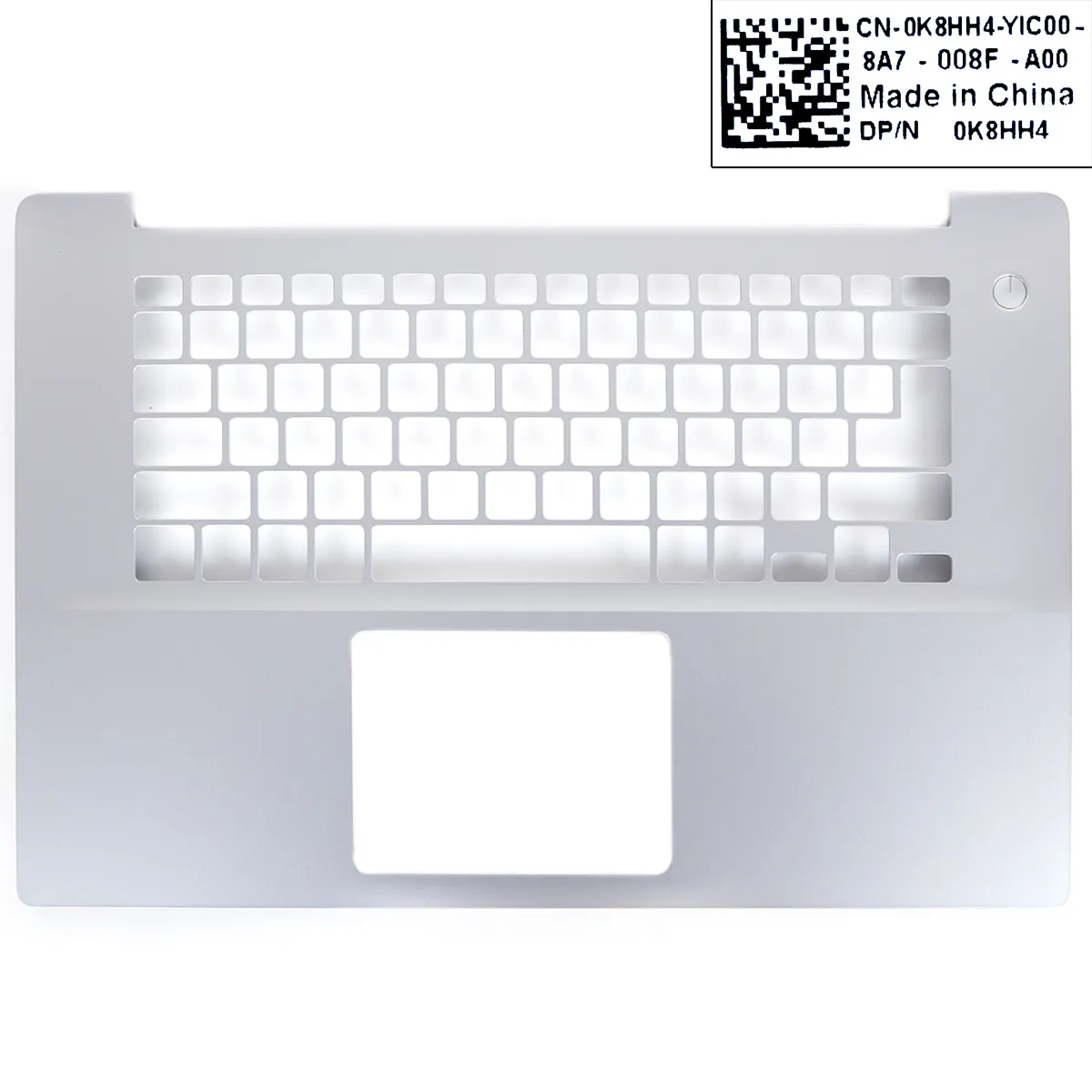 Picture of Dell inspiron 14 5480 5488 5580 5588 Palmrest Upper Cover without touchpad SILVER