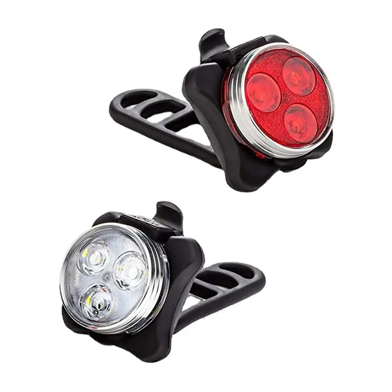 Picture of USB charging headlight + Warning taillight Set Taillight Riding Accessories Bike lights Mountain bike
