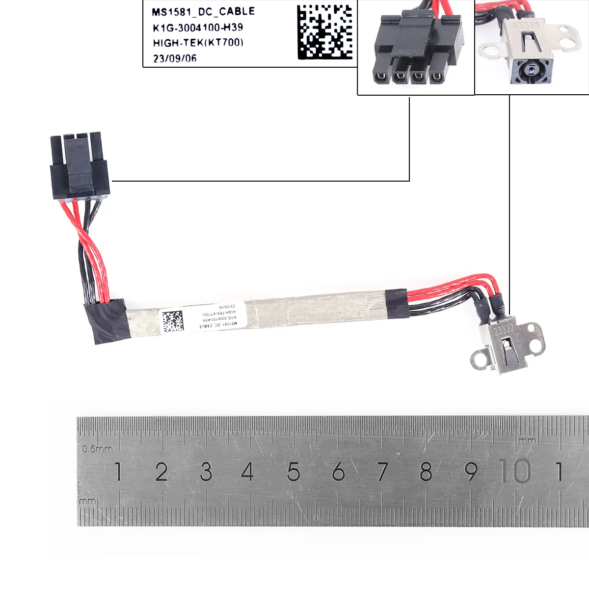 Picture of DC in Power jack Cable Charging For MSI Katana GF66 11UE/GF66 11UG(MS-1581) tacn GL66 MS1581 