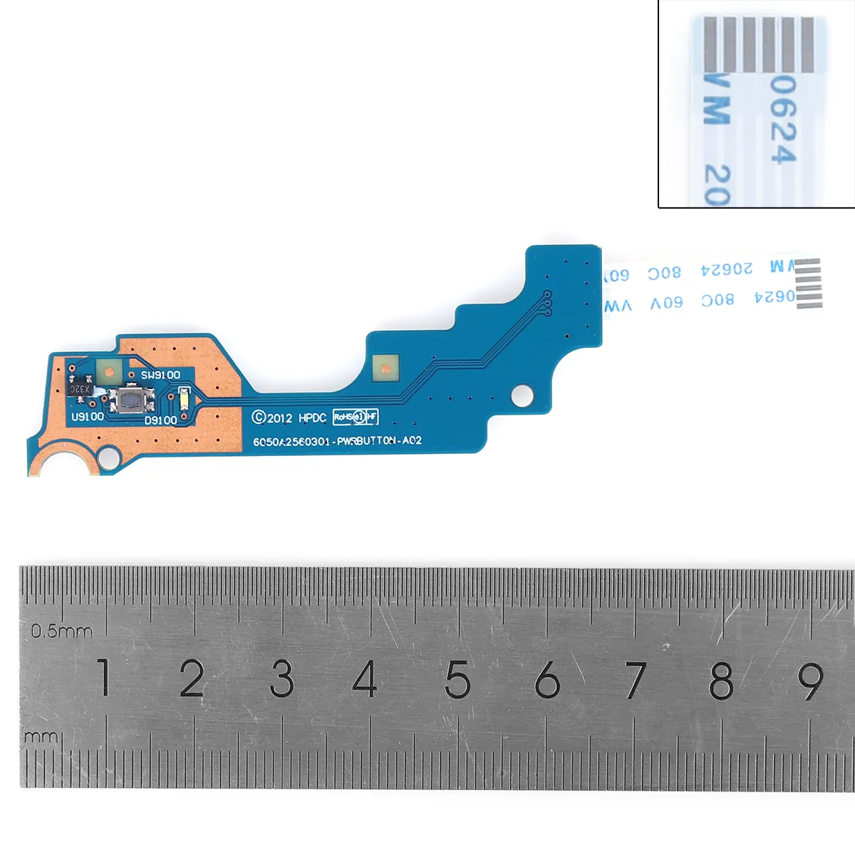 Picture of Power Button Board With Cable For HP 840 G1 G2 850 G1 G2