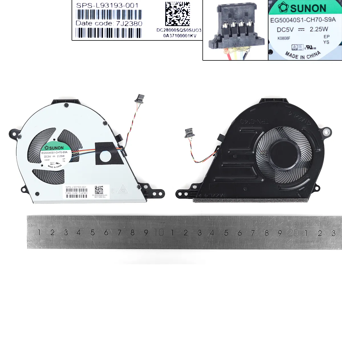 Picture of HP Chromebook 15-DE fan TPN-C140（ORG）