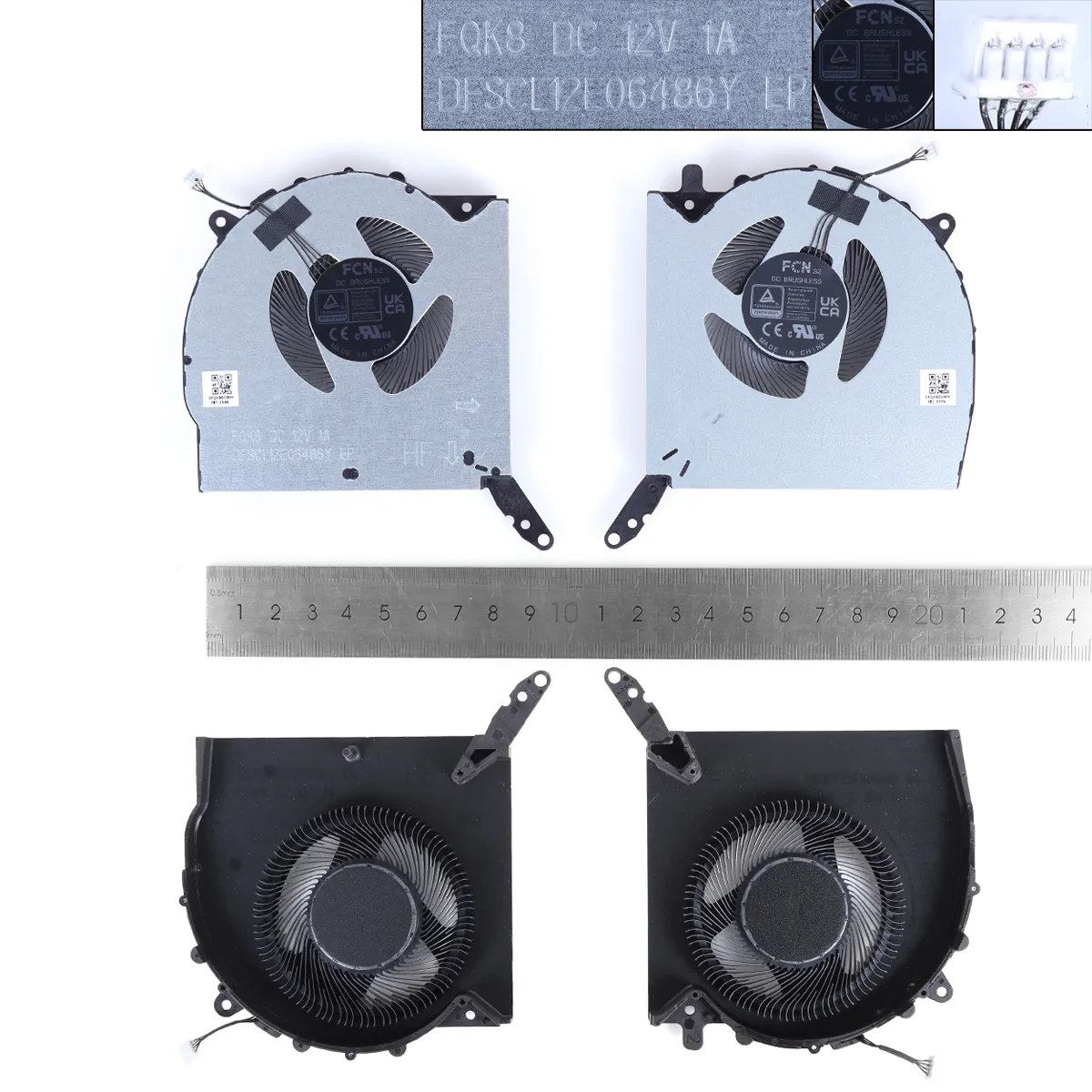 Picture of Laptop fan for Lenovo Legion Y9000P R9000P 2023 IRX8 12V（CPU+GPU,ORG）