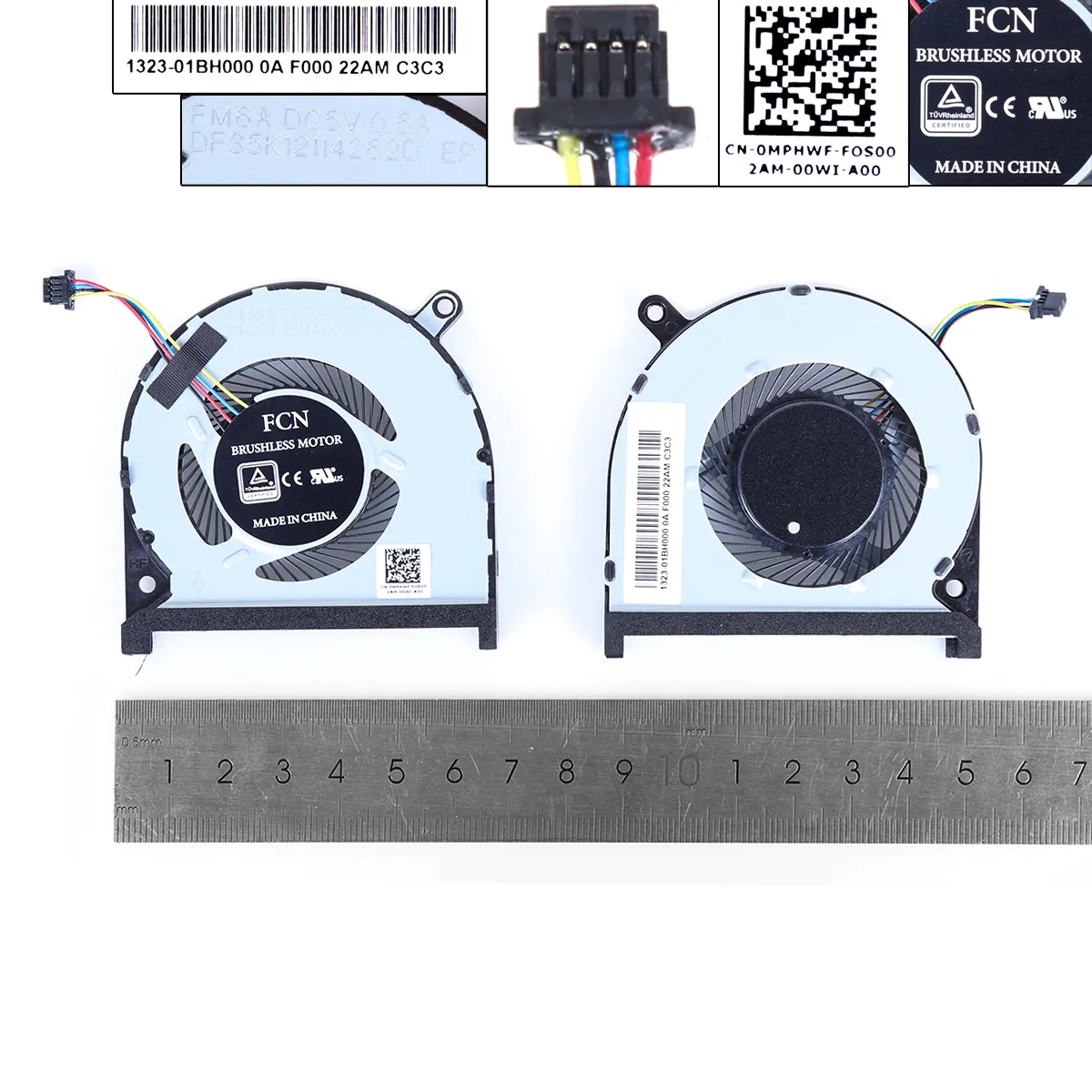 Picture of Laptop fan for DELL insprion 7000 15-7590 7591 P83F（CPU,ORG）