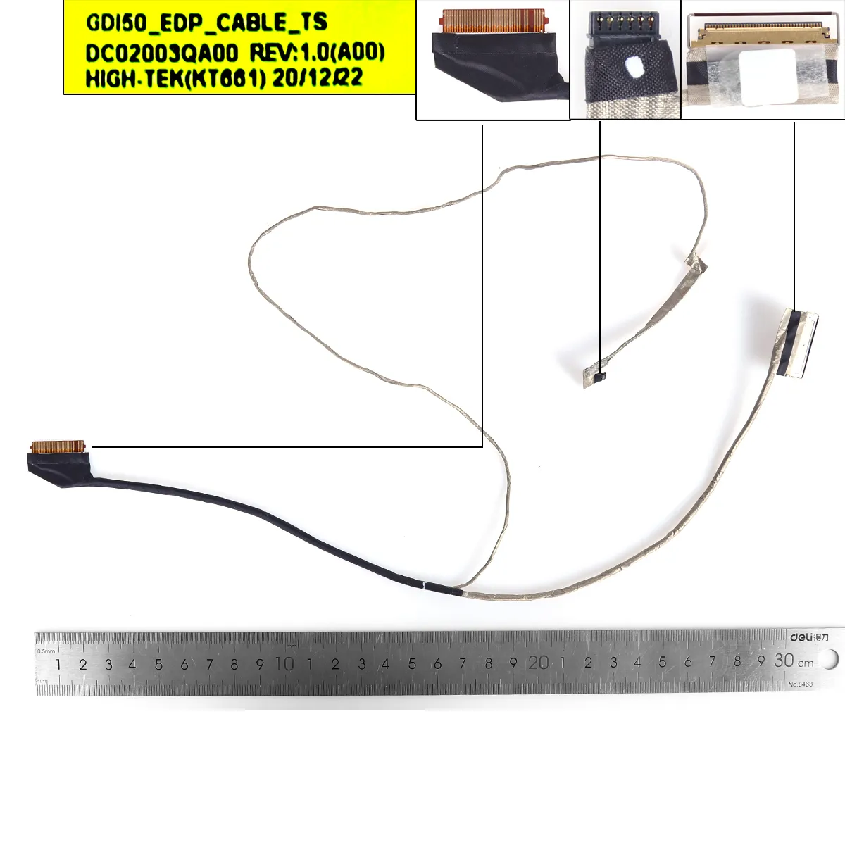 Picture of Laptop LCD/LED cable for Dell 3501 3502 3505 5593 40pin.