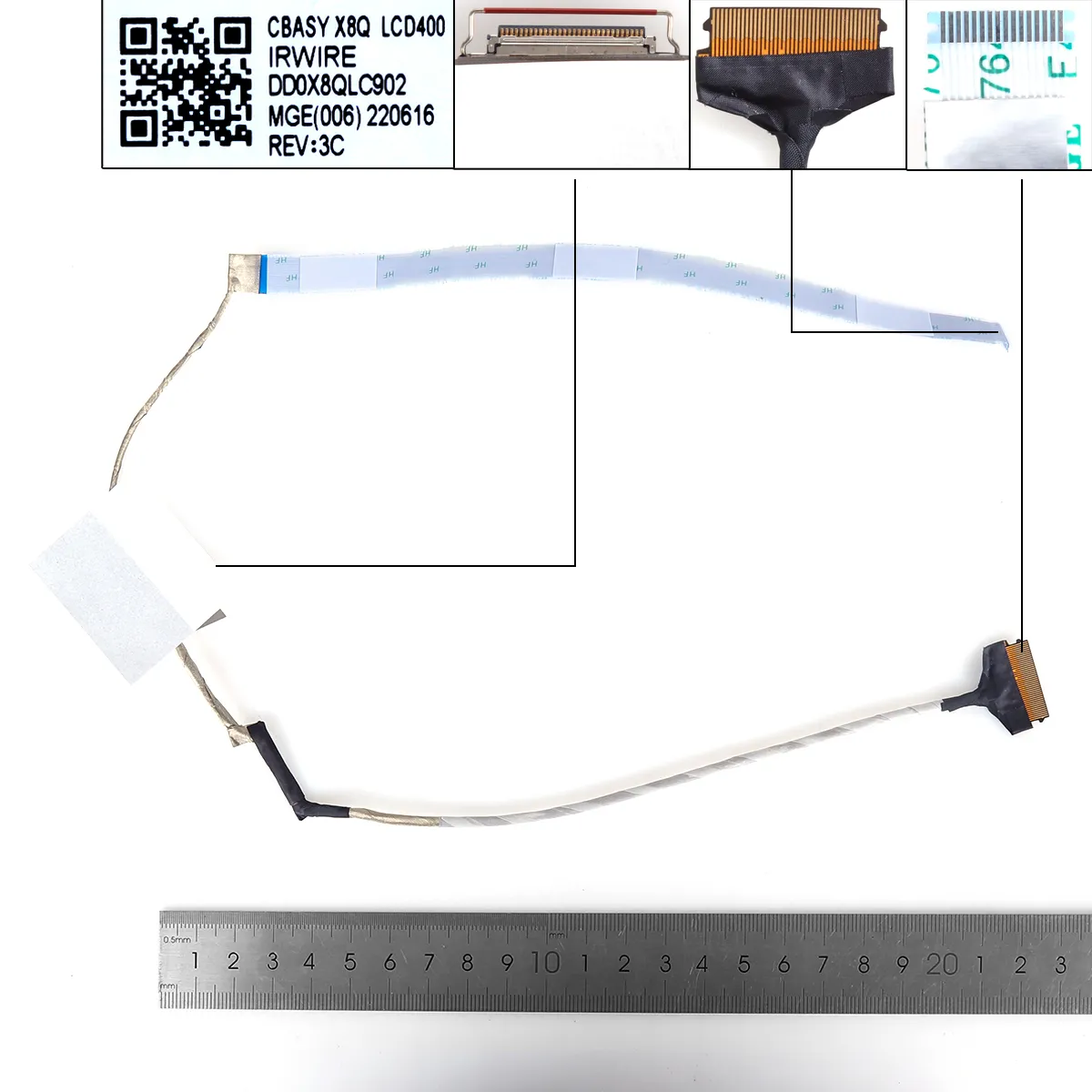 Picture of Laptop LCD/LED Cable for HP ProBook 450 G8 455 G8 650 G8 30pin.