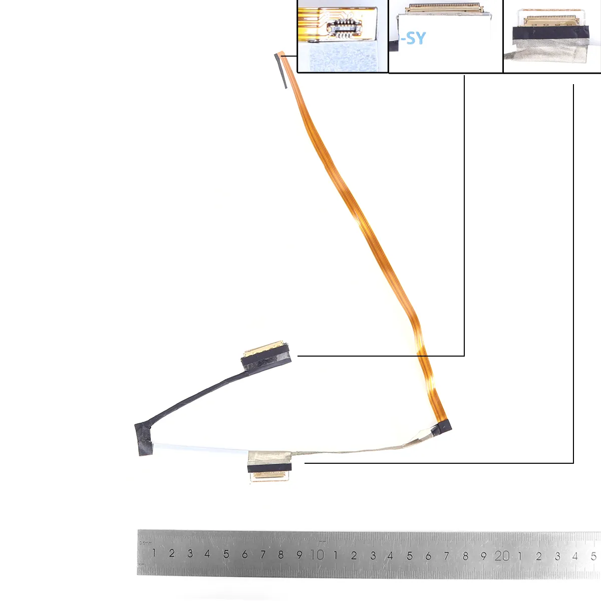 Picture of Laptop LCD/LED cable for Dell Inspiron 7500 7501 30pin 0.5 without touch HD.