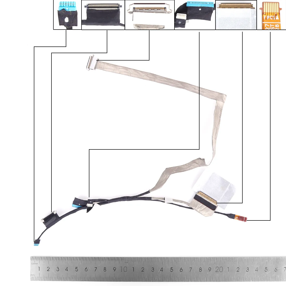 Picture of Laptop LCD/LED Cable for DELL 7420 E7420 7200 P135G 40PIN 0.5.