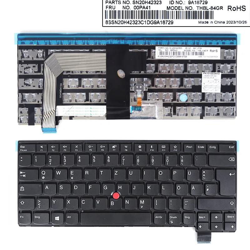 Picture of ThinkPad T470S BLACK FRAME BLACK（with point For Win8）