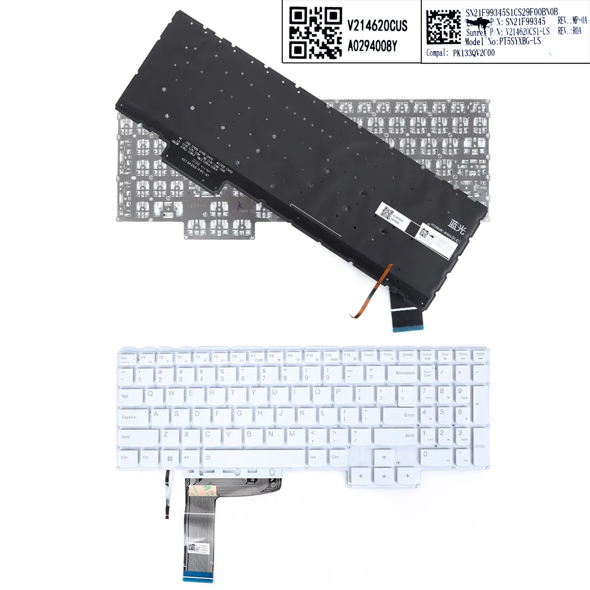 Picture of LENOVO Y9000-2023 WHITE backlit