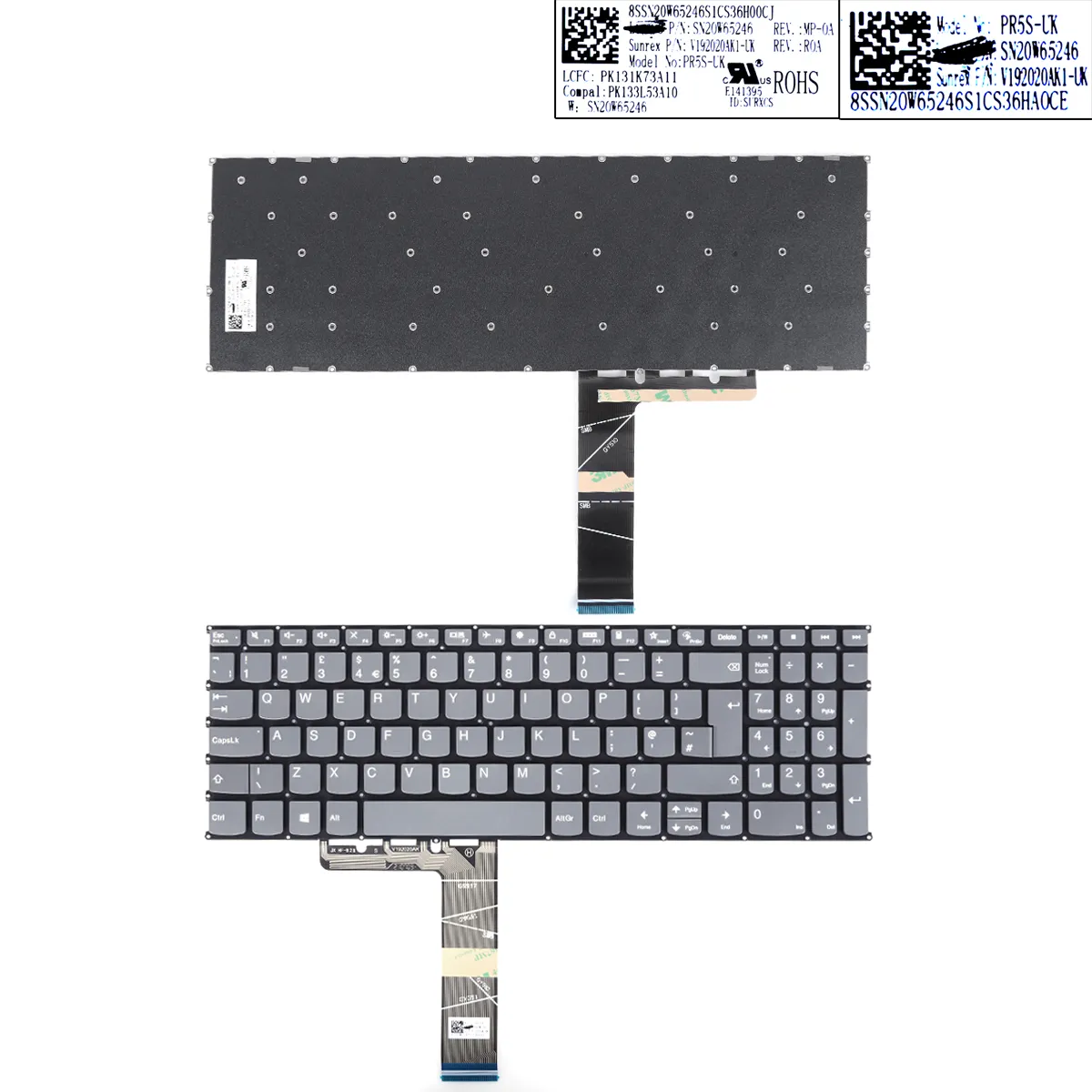 Picture of Lenovo Ideapad 5-15IIL05 air15 GRAY backlit