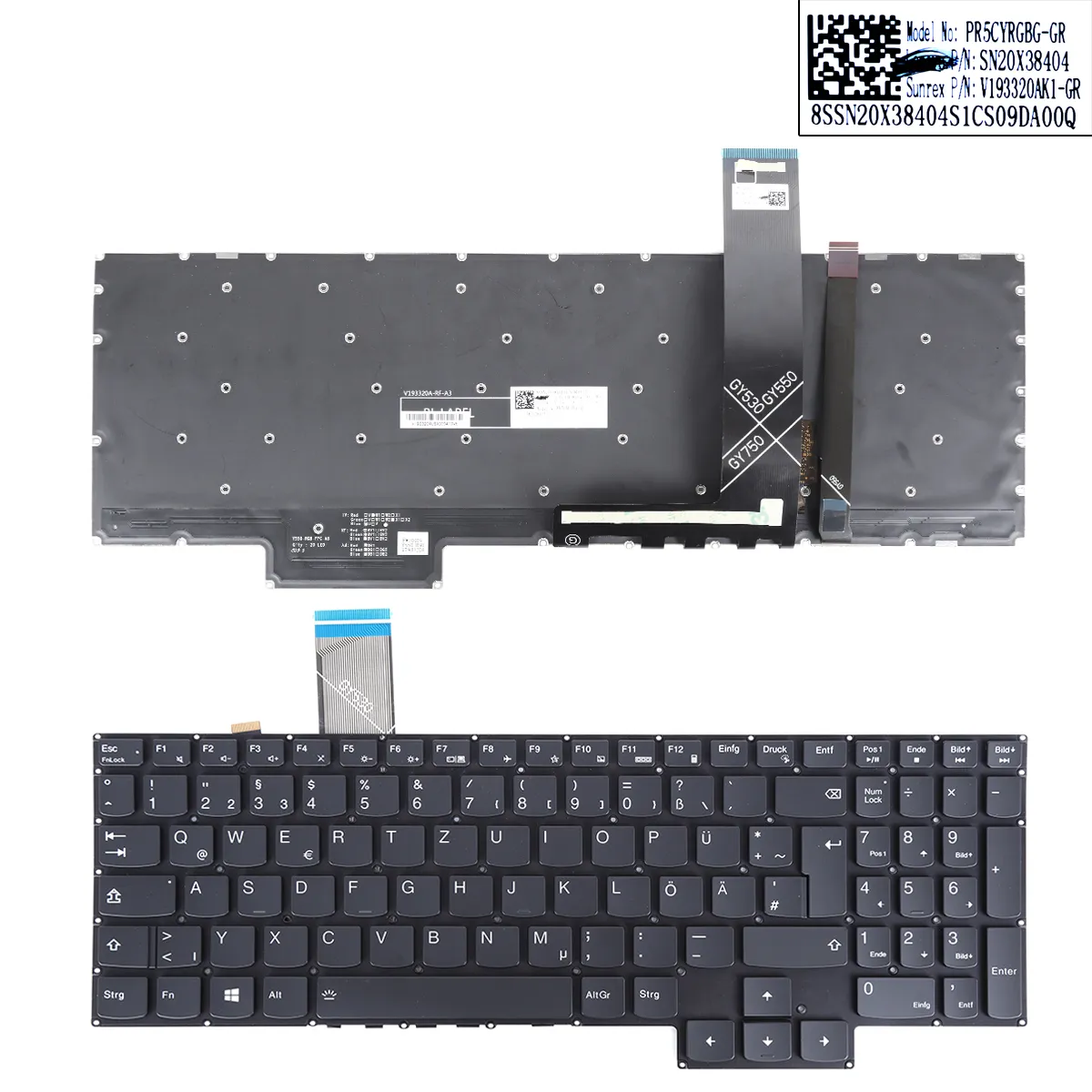 Picture of Lenovo Legion Y740-17 Y7000 Y7000P Y9000X  R9000P 2019 2020 2021 backlit
