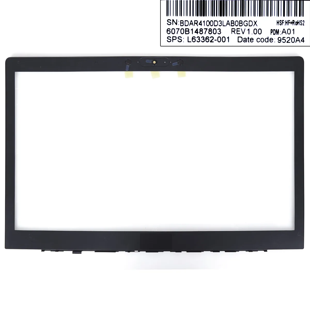Picture of Bezel  HP EliteBook 850 755 G5.