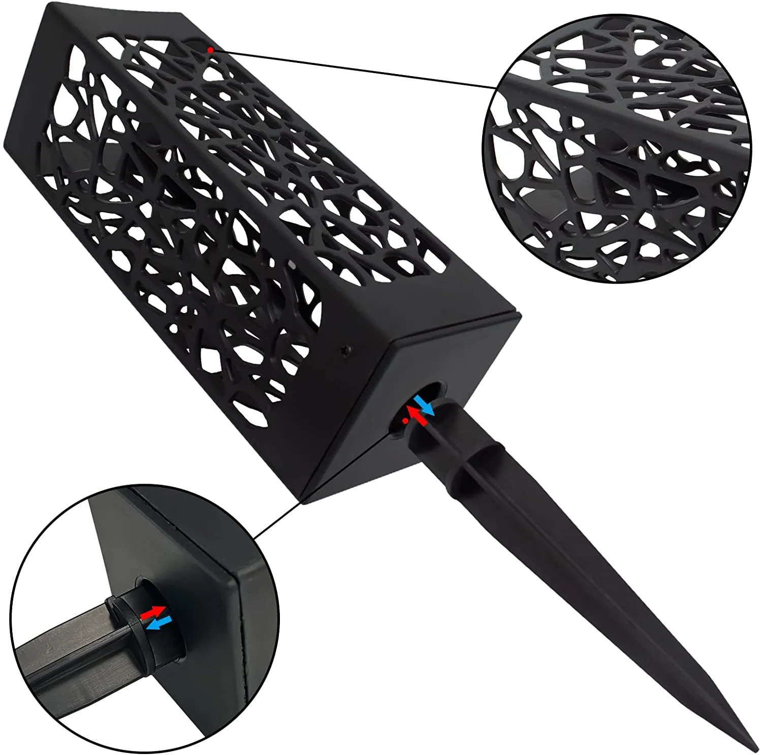 Picture of 2 Pcs/Lot Cemetery vase Cemetery gravestone Flower stand Memorial tomb vase Cemetery decoration Flower basket Garden flower basket