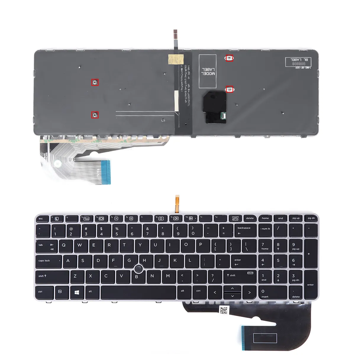 Picture of HP EliteBook 850 G3 SILVER FRAME BLACK (With Piont Stick,Backlit,Win8)