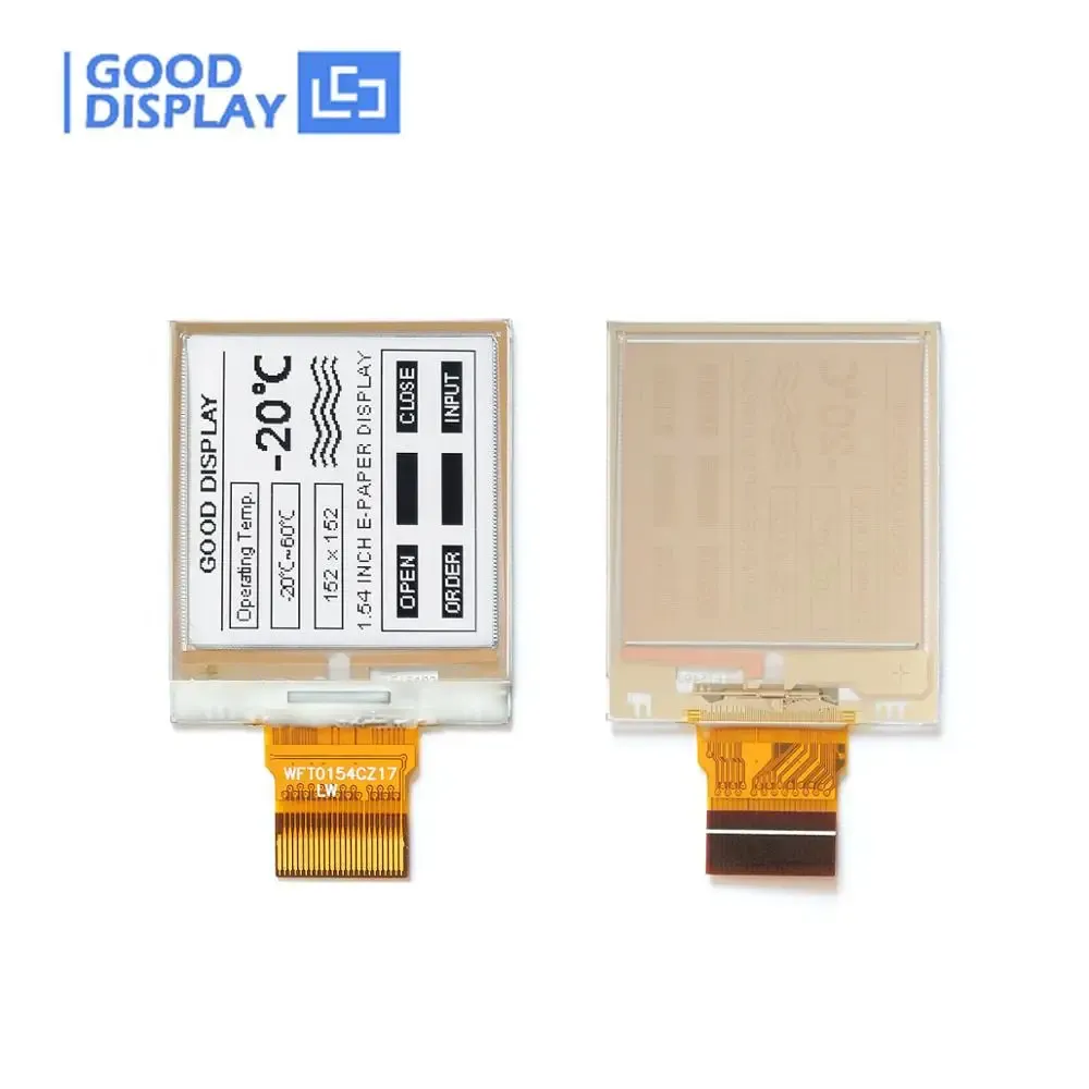 Picture of 1.54 Inch E-Paper Display Ultra-Low Temperature E Ink Screen, GDEW0154M10