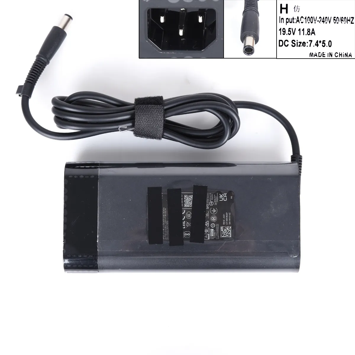 Picture of HP Series Genuine AC Adapter Charger 19.5V 11.8A 230W 7.4*5.0MM L38011-001 TPN-LA10 925141-850(High copy)